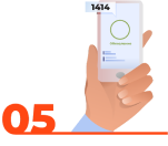 После успешной отправки ответа на SMS 1414 страница обновится.